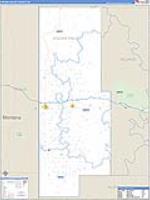 Golden Valley, Nd Carrier Route Wall Map